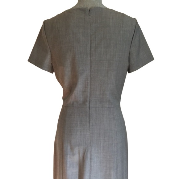 Theory Gray Cassii Dress Wool Blend - Picture 3 of 6